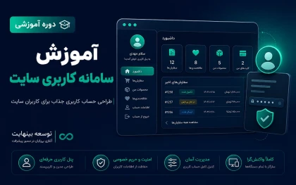 آموزش سامانه کاربری سایت